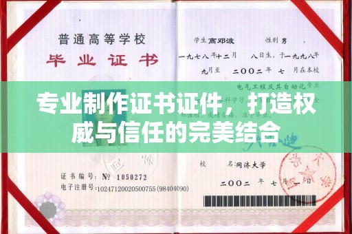 鸡东专业制作证书证件，打造权威与信任的完美结合