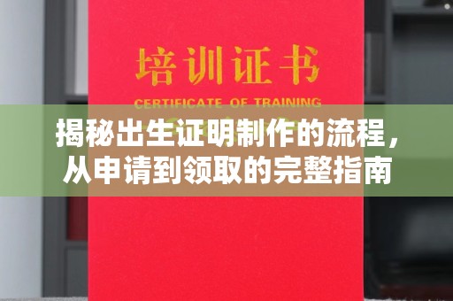 鸡东揭秘出生证明制作的流程，从申请到领取的完整指南
