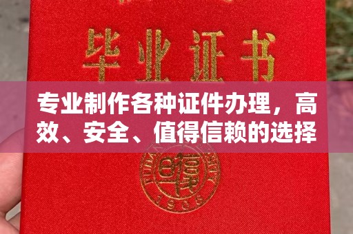 鸡东专业制作各种证件办理，高效、安全、值得信赖的选择