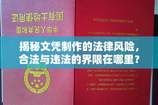 鸡东揭秘文凭制作的法律风险，合法与违法的界限在哪里？