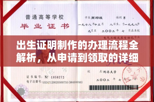 鸡东出生证明制作的办理流程全解析，从申请到领取的详细指南
