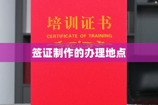 鸡东签证制作的办理地点