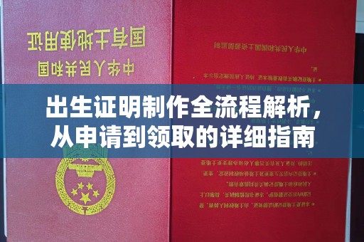 鸡东出生证明制作全流程解析，从申请到领取的详细指南